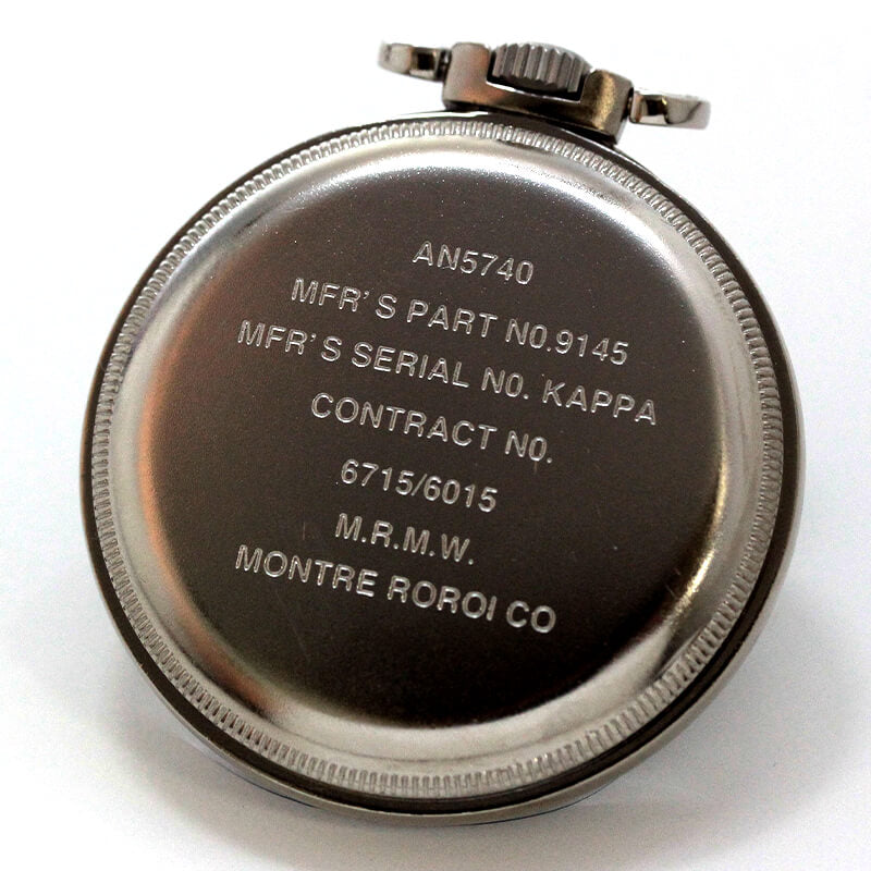 M.R.M.W. (Montre Roroi Militaly Watch/モントルロロイ ミリタリーウォッチ) U.S.Army AN5740 24時間計 ブラック 2way 懐中時計