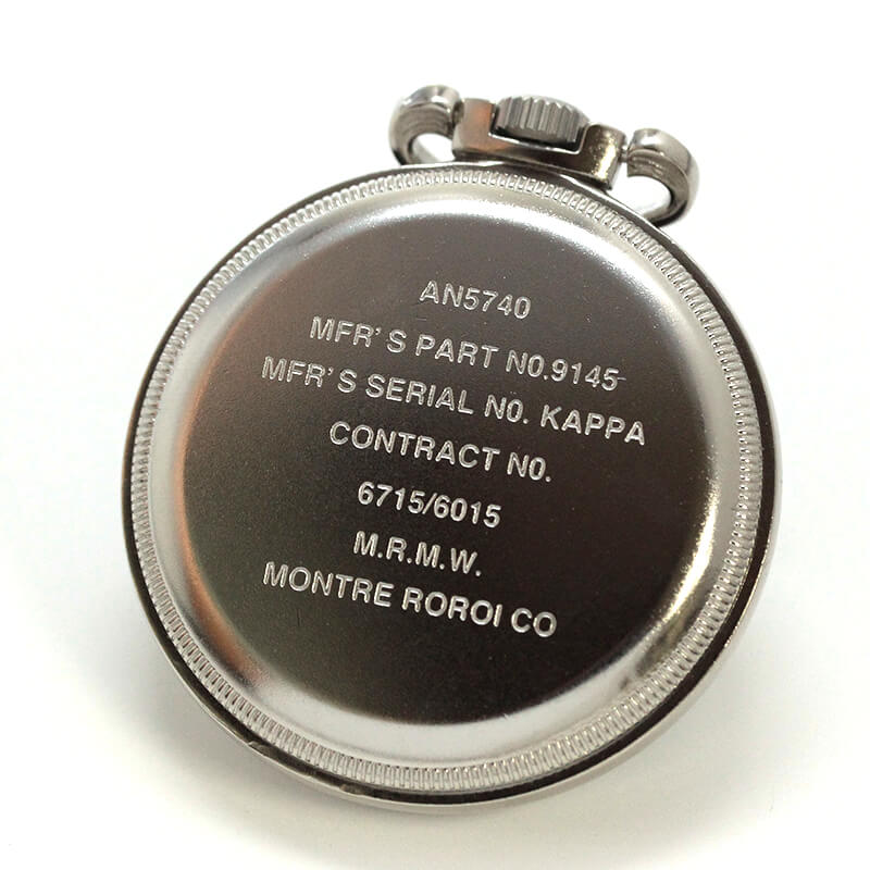 M.R.M.W. (Montre Roroi Militaly Watch/モントルロロイ ミリタリーウォッチ) U.S.Army AN5740 12時間計 ホワイト 2way 懐中時計