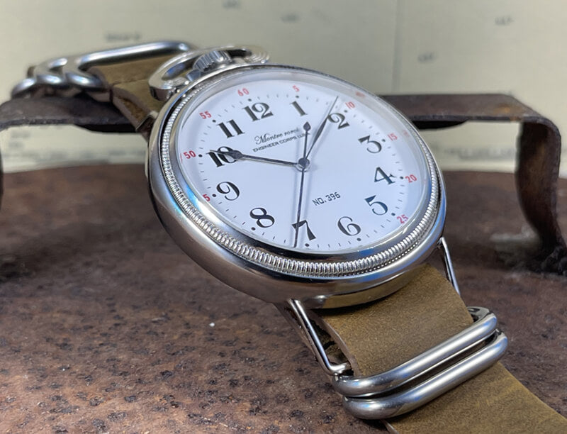 M.R.M.W. (Montre Roroi Militaly Watch/モントルロロイ ミリタリーウォッチ) U.S.Army AN5740 12時間計 ホワイト 2way 懐中時計