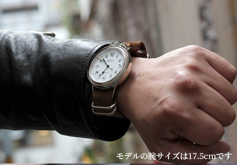 M.R.M.W. (Montre Roroi Militaly Watch/モントルロロイ ミリタリーウォッチ) U.S.Army AN5740 12時間計 ホワイト 2way 懐中時計