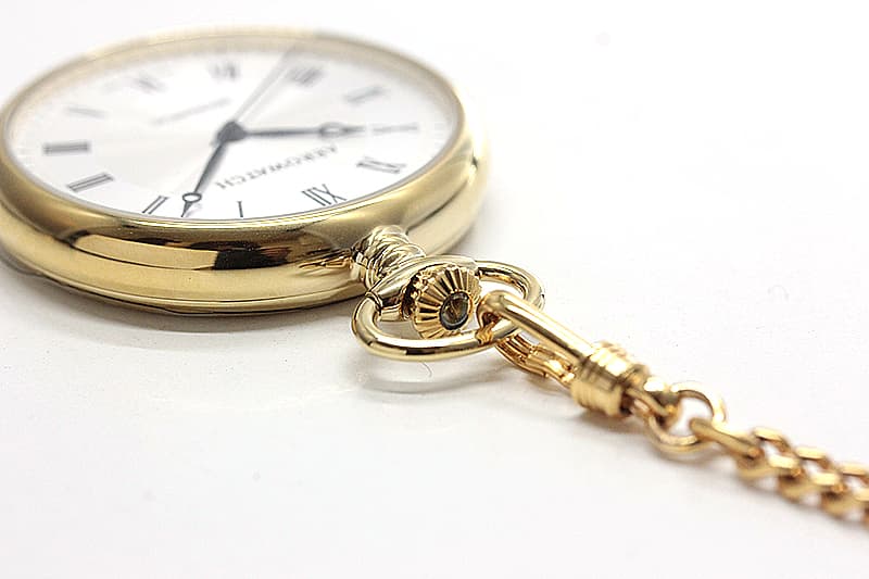 アエロ(AERO) オープンフェイス 手巻き式 40828JA02 懐中時計 ゴールドカラー