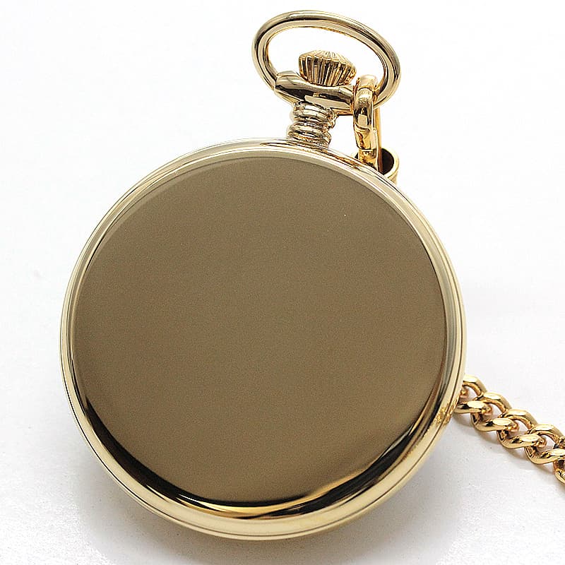 アエロ(AERO) オープンフェイス 手巻き式 40828JA02 懐中時計 ゴールドカラー