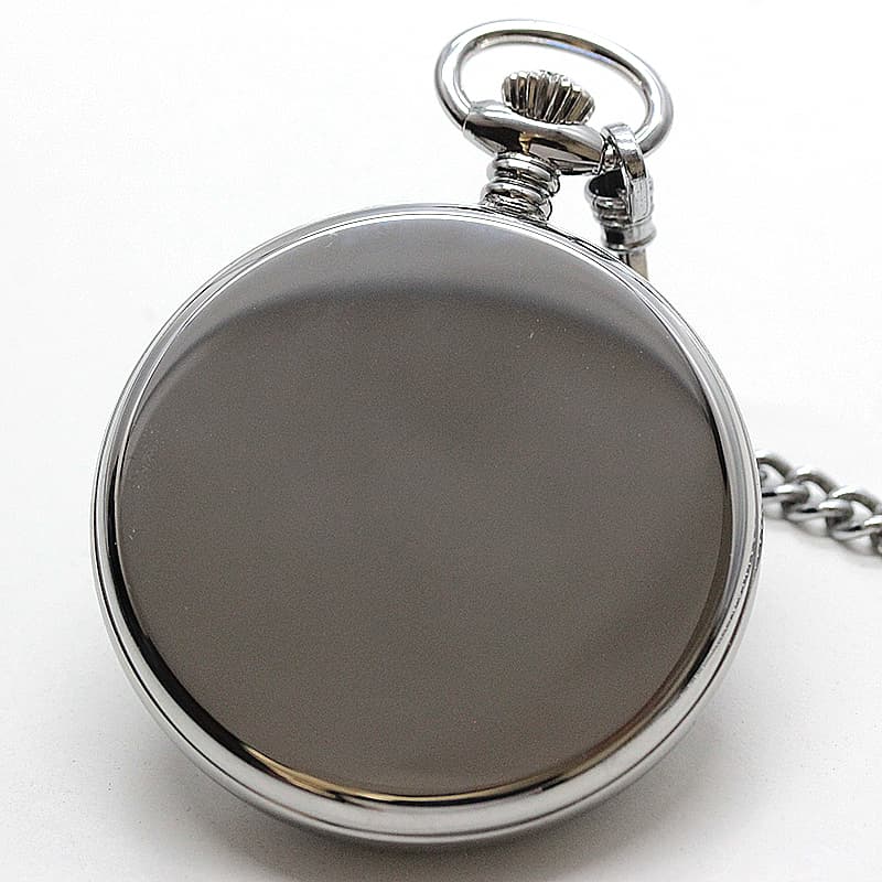 アエロ(AERO) オープンフェイス 手巻き式 40828PD02 シルバーカラー 懐中時計