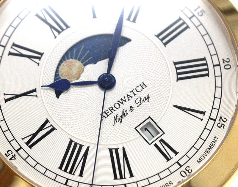 AERO(アエロ)/クォーツ式/サン&ムーン/懐中時計/44829JA01