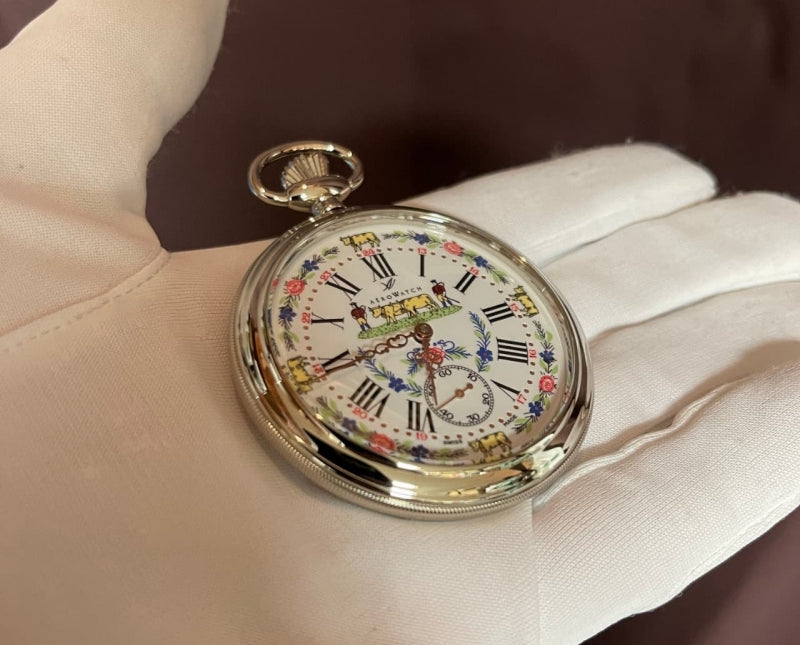 アエロ(AERO)手巻き式 懐中時計 50618NI01