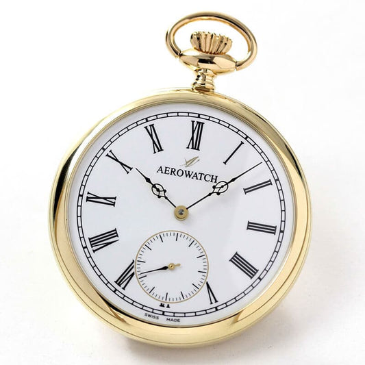AERO(アエロ) 18K 金無垢 手巻き式 50741J801 懐中時計