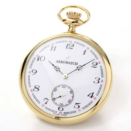 AERO(アエロ) 18K 金無垢 手巻き式 50741J802 懐中時計