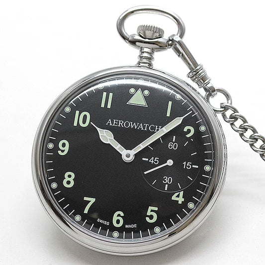 アエロ(AERO) ミリタリーデザイン 手巻き式 50827PD02 懐中時計