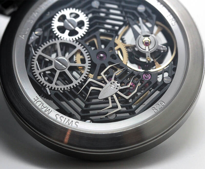 アエロ(AERO) Cobweb 50829AA02 SQ スケルトン 懐中時計