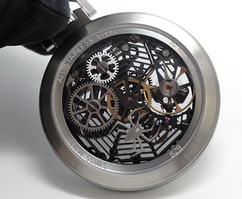 アエロ(AERO) Cobweb 50829AA02 SQ スケルトン 懐中時計