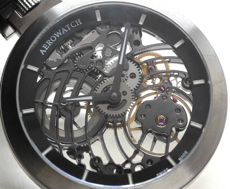 アエロ(AERO) Lépine Skeleton(レピーヌ・スケルトン)懐中時計 50829AA04SQ