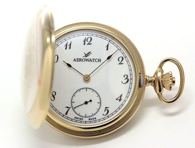 アエロ(AERO)/手巻き式/金メッキ/懐中時計 55645JA06