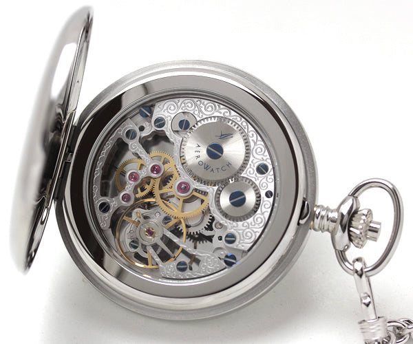 AERO(アエロ)懐中時計 スケルトン 57819AA01