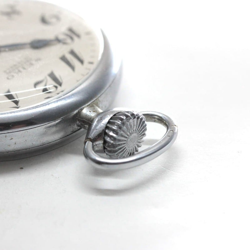 昭和35年の19セイコー鉄道時計/15石/秒針止め機能/絶版時計/19seiko-1268
