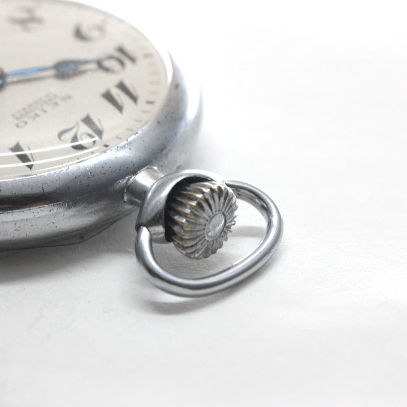 昭和37年の19セイコー鉄道時計/15石/秒針止め機能/絶版時計/19seiko-1259