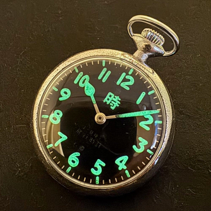 100式飛行時計カスタム/15石/ダイアフレックス/絶版時計/オーバーホール済19seiko-flight-costom2