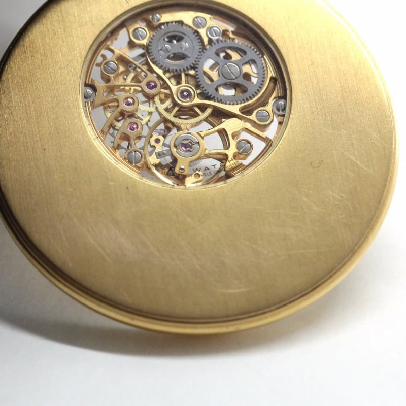 絶版モデルのアエロ(AERO)/オープンフェイス/スケルトン懐中時計/aero-103