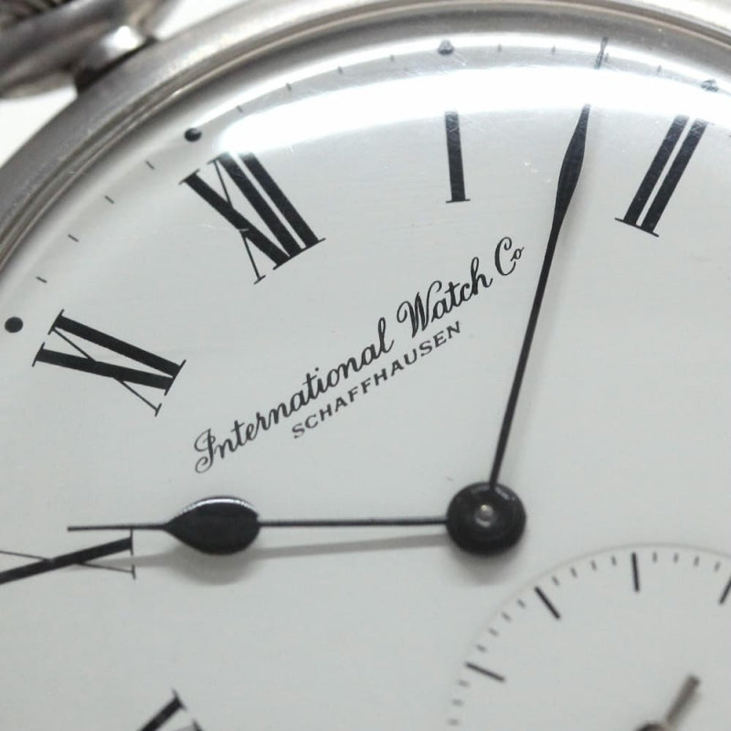 絶版モデルのIWC(インターナショナル・ウォッチ・カンパニー)社製オープンフェイス懐中時計/iwc-101