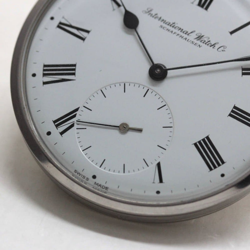 絶版モデルのIWC(インターナショナル・ウォッチ・カンパニー)社製オープンフェイス懐中時計/iwc-102