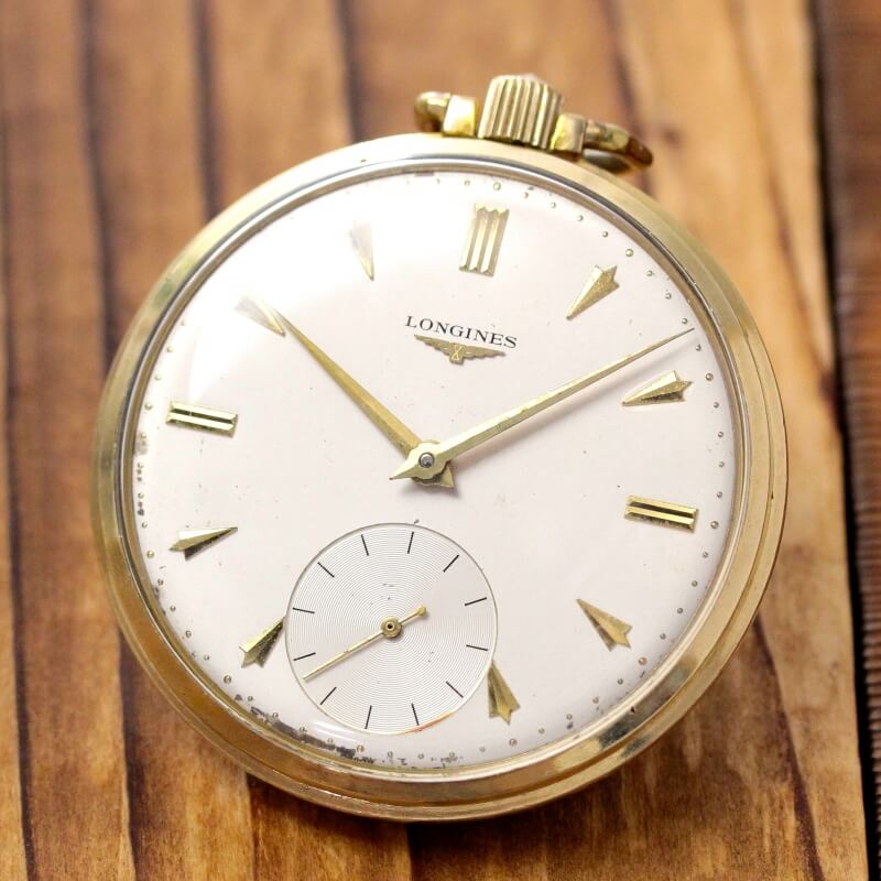 絶版モデルのロンジン オープンフェイス懐中時計/longines-103