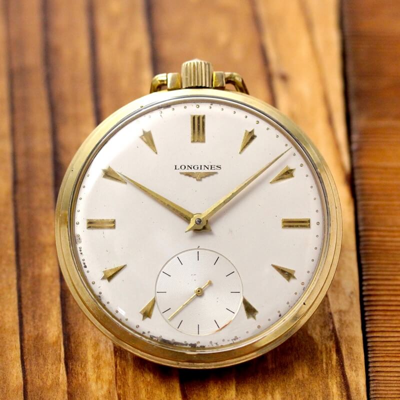 絶版モデルのロンジン オープンフェイス懐中時計/longines-103