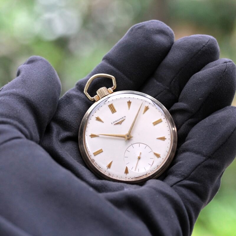 絶版モデルのロンジン オープンフェイス懐中時計/longines-103