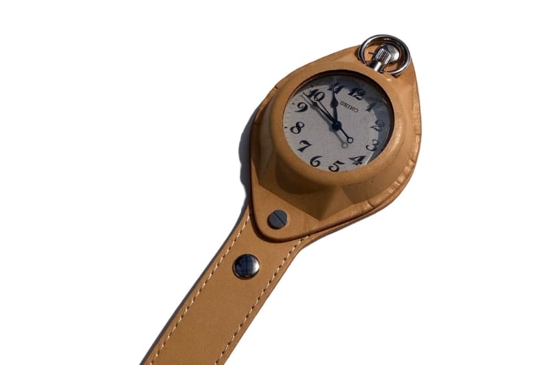 【訳あり】懐中時計用 つり提げベルト ナチュラル 単品