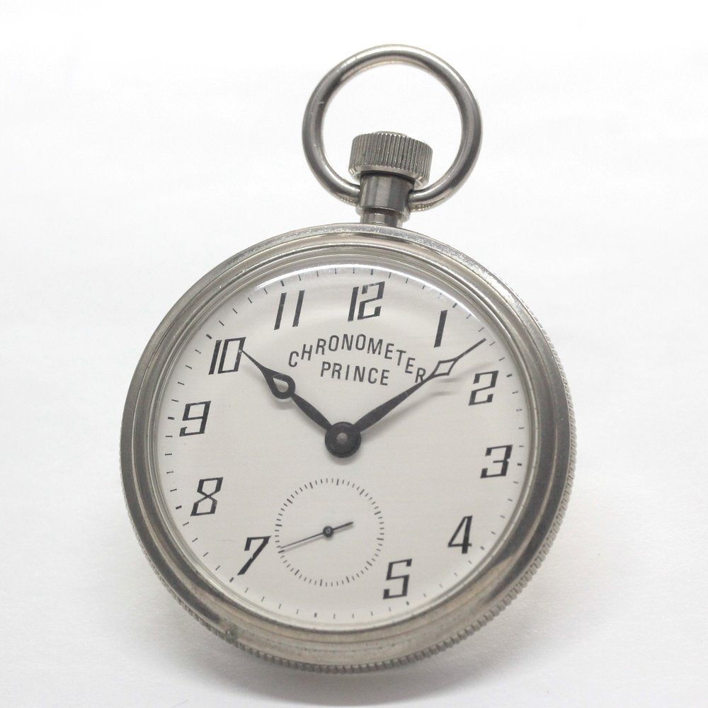 鐵道省御用達　PRINCE CHRONOMETER 手巻き懐中時計 絶版モデルのプリンス / PRINCE / クロノメーター / 松村時計店 手巻き