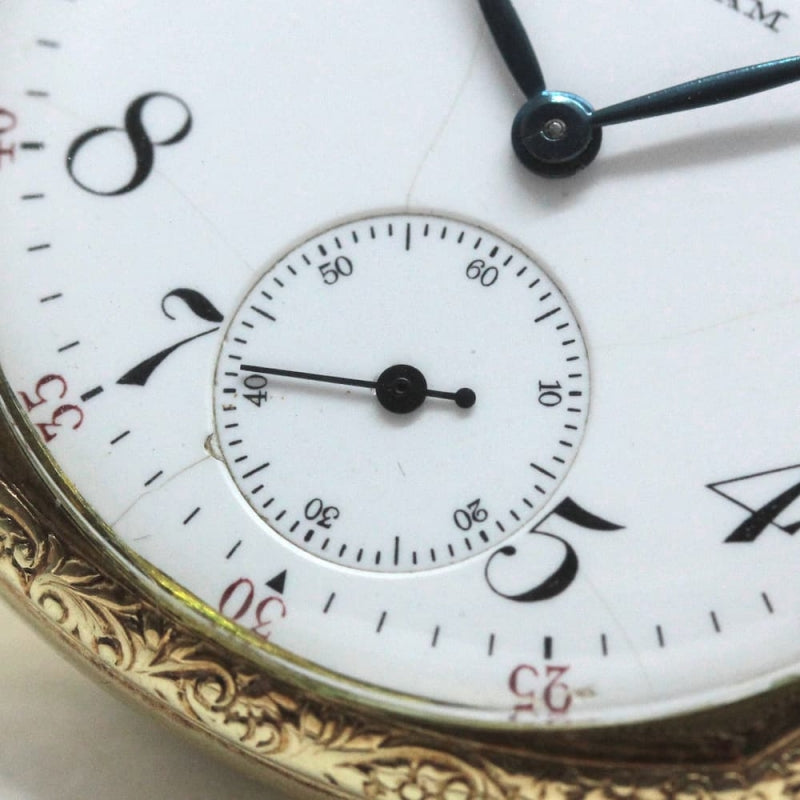 絶版モデルのウォルサム(WALTHAM)社製リバーサイド懐中時計/waltham-101