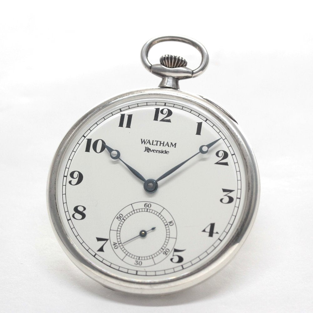 アンティークウォルサム（WALTHAM）リバーサイド復刻版/シルバー925