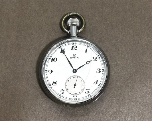 実際の修理事例 シーマ表記 懐中時計 手巻き ヴィンテージ