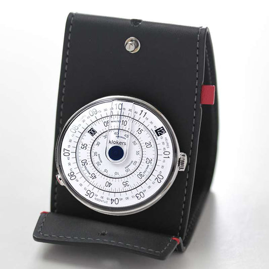 klokers(クロッカーズ)　時計KLOK01D4と専用革ケースKPART-01-C2のセット　KLOK01D4-KPART-01-C2/懐中時計
