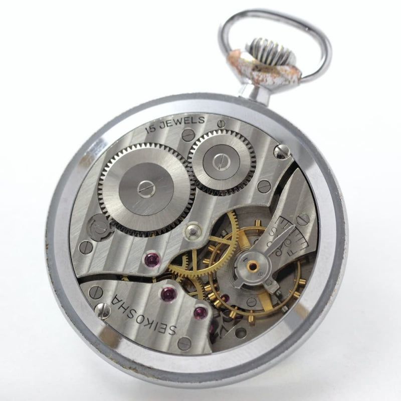 昭和の19セイコー鉄道時計/15石/ダイアフレックス/絶版時計/19seiko-1028
