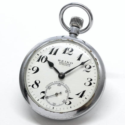 昭和45年の19セイコー鉄道時計/15石/秒針止め機能/絶版時計/19seiko-1038