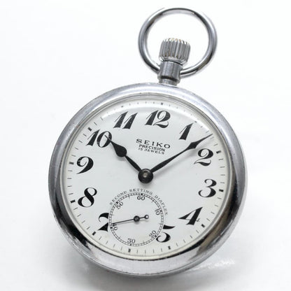 昭和46年の19セイコー鉄道時計/15石/秒針止め機能/絶版時計/19seiko-1050