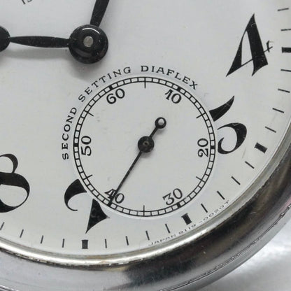 昭和45年の19セイコー鉄道時計/15石/秒針止め機能/絶版時計/19seiko-1061