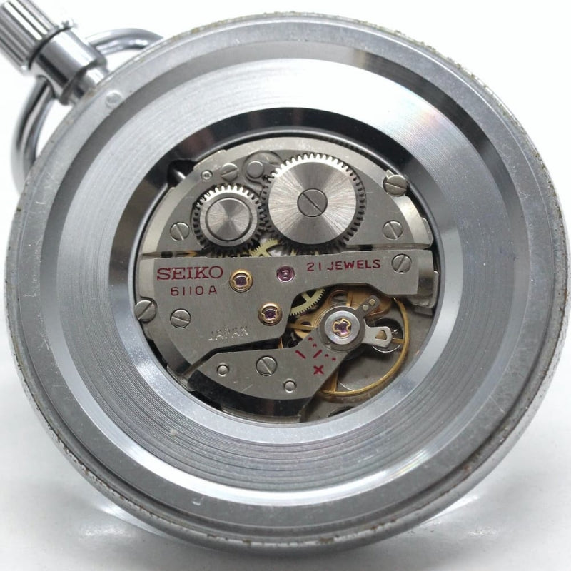 昭和47年の19セイコー鉄道時計21石/秒針止め機能/絶版時計/19seiko-1062