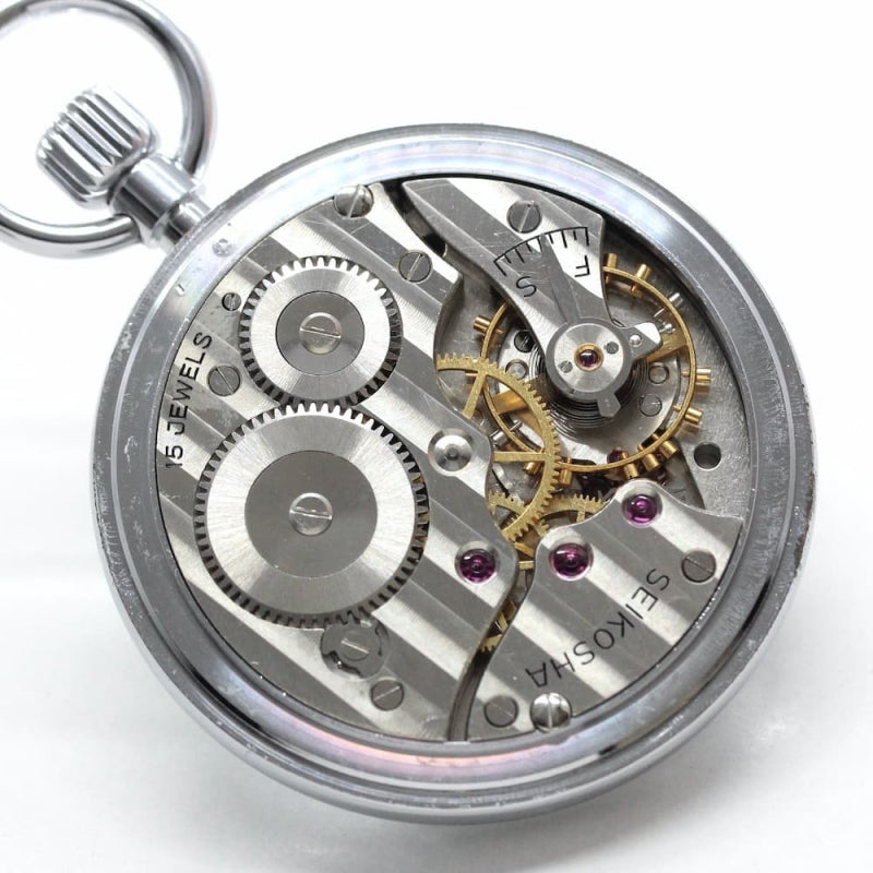 昭和の19セイコー鉄道時計/15石/ダイアフレックス/絶版時計/19seiko-1073