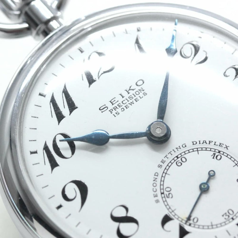 昭和の19セイコー鉄道時計/15石/ダイアフレックス/絶版時計/19seiko-1073