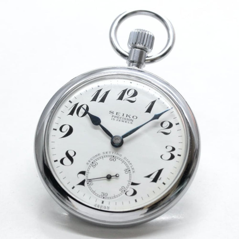 昭和の19セイコー鉄道時計/15石/ダイアフレックス/絶版時計/19seiko-1076