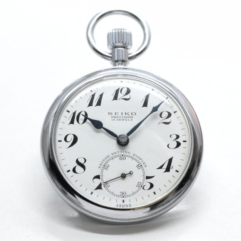 昭和の19セイコー鉄道時計/15石/ダイアフレックス/絶版時計/19seiko-1076