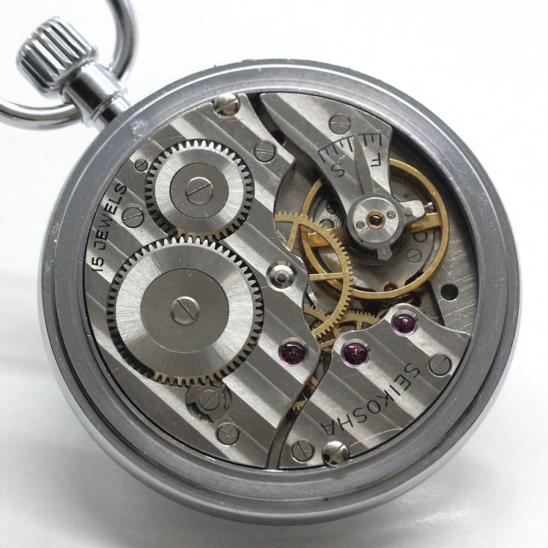 昭和の19セイコー鉄道時計/15石/ダイアフレックス/絶版時計/19seiko-1076