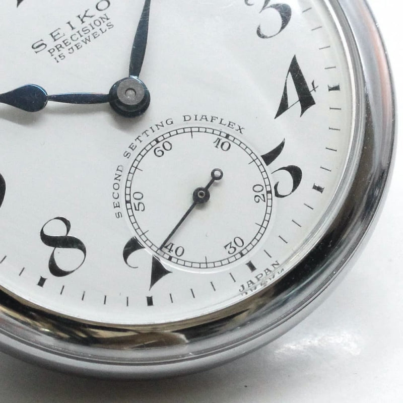昭和の19セイコー鉄道時計/15石/ダイアフレックス/絶版時計/19seiko-1076