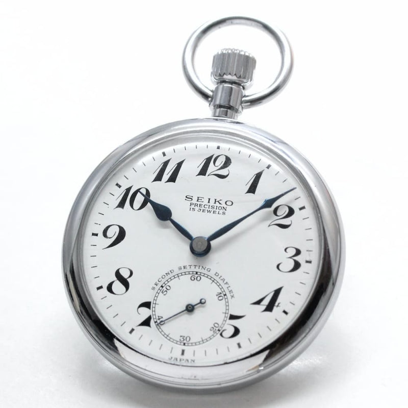 昭和の19セイコー鉄道時計/15石/ダイアフレックス/絶版時計/19seiko-1079