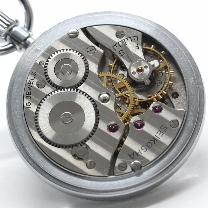 昭和の19セイコー鉄道時計/15石/ダイアフレックス/絶版時計/19seiko-1079
