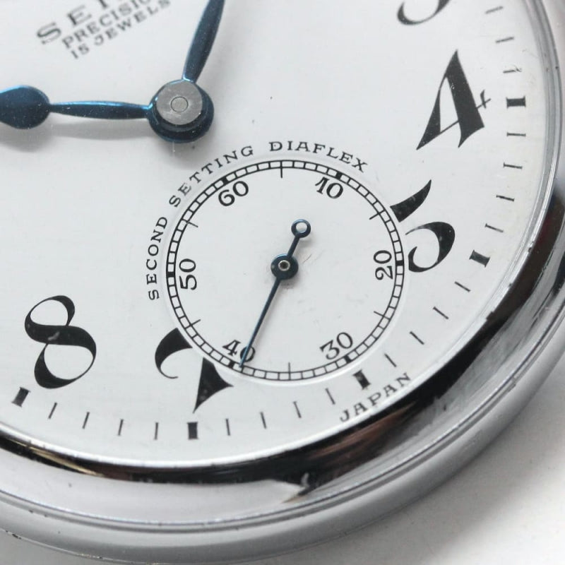 昭和の19セイコー鉄道時計/15石/ダイアフレックス/絶版時計/19seiko-1079