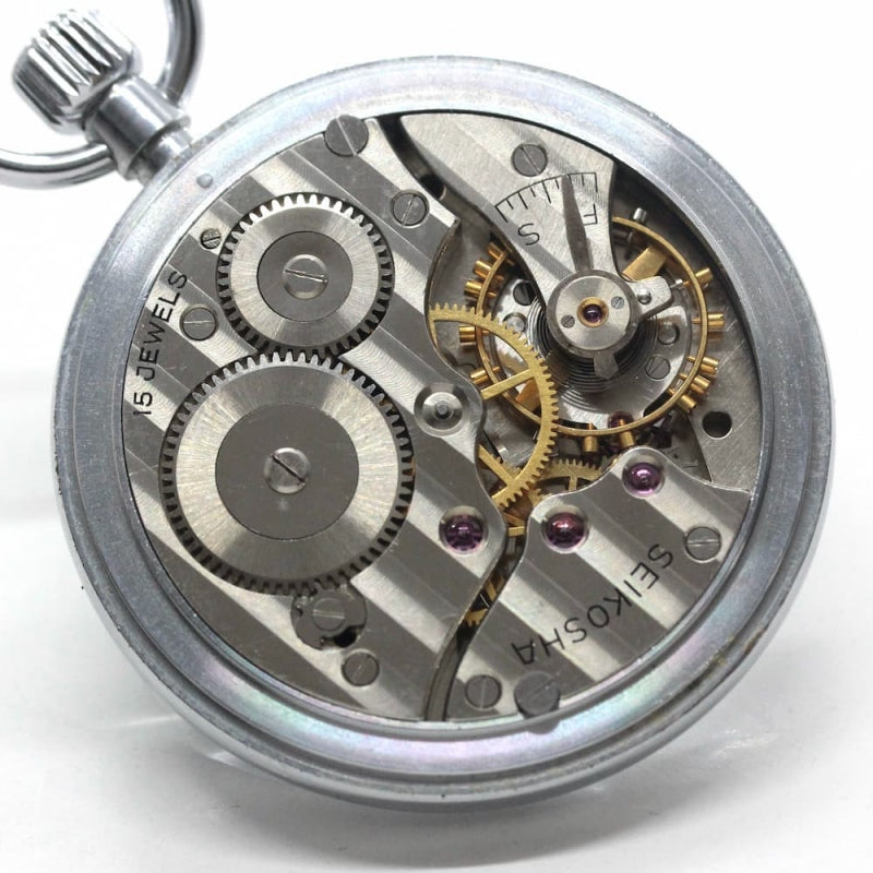 昭和の19セイコー鉄道時計/15石/ダイアフレックス/絶版時計/19seiko-1085