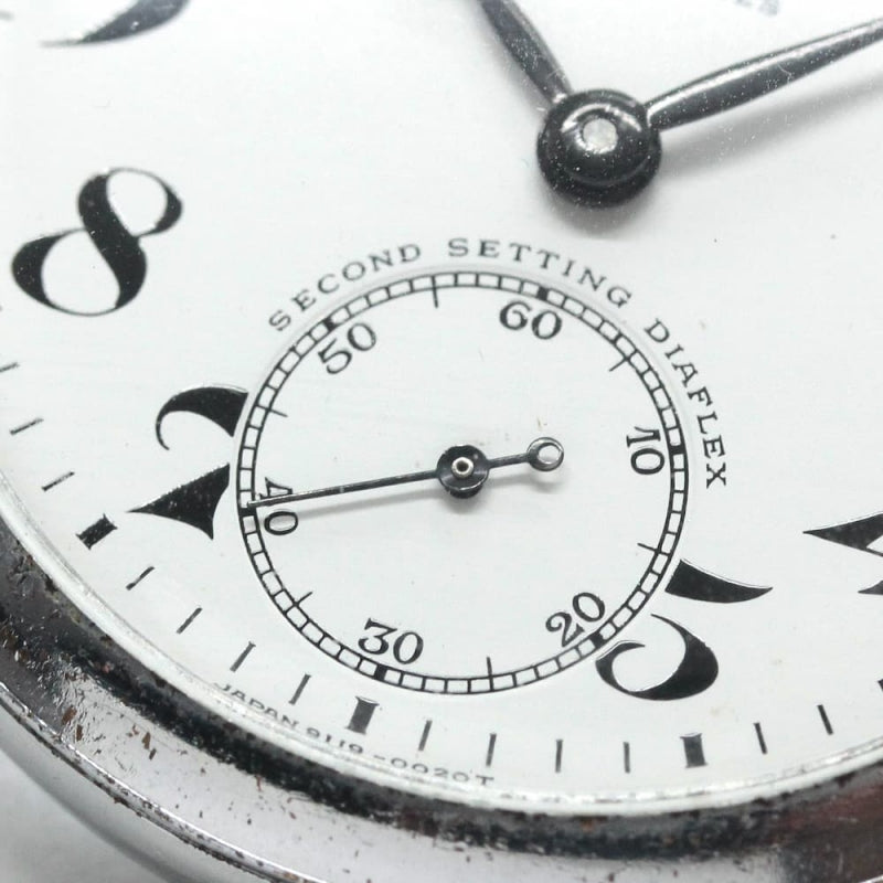 昭和43年の19セイコー鉄道時計/15石/秒針止め機能/絶版時計/19seiko-1086