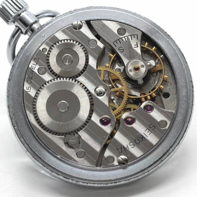 昭和の19セイコー鉄道時計/15石/ダイアフレックス/絶版時計/19seiko-1093