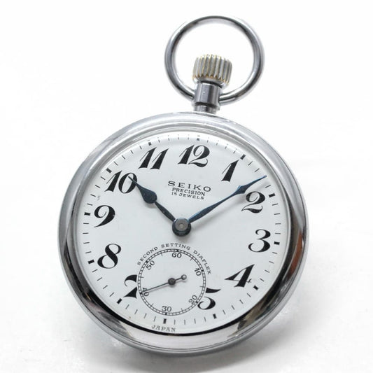 昭和の19セイコー鉄道時計/15石/ダイアフレックス/絶版時計/19seiko-1094